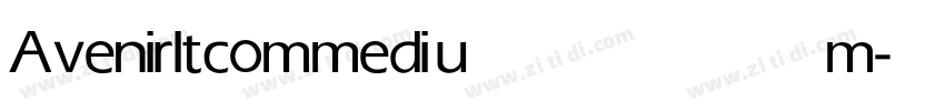 Avenirltcom medium字体转换